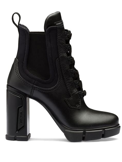 new prada boots 2021|prada chunky heel ankle boots.